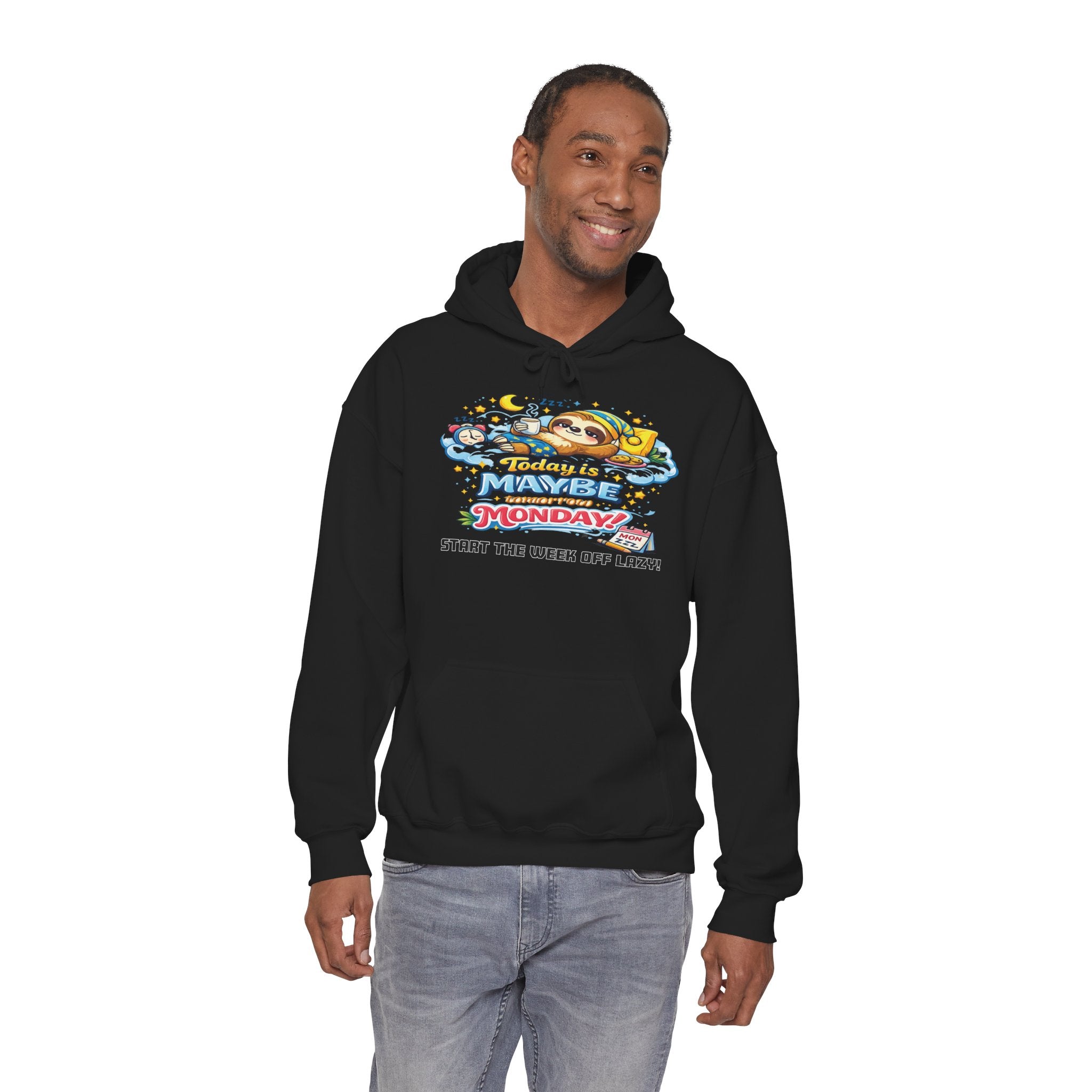 Monday - Procrastination Sloth Series Hoodie