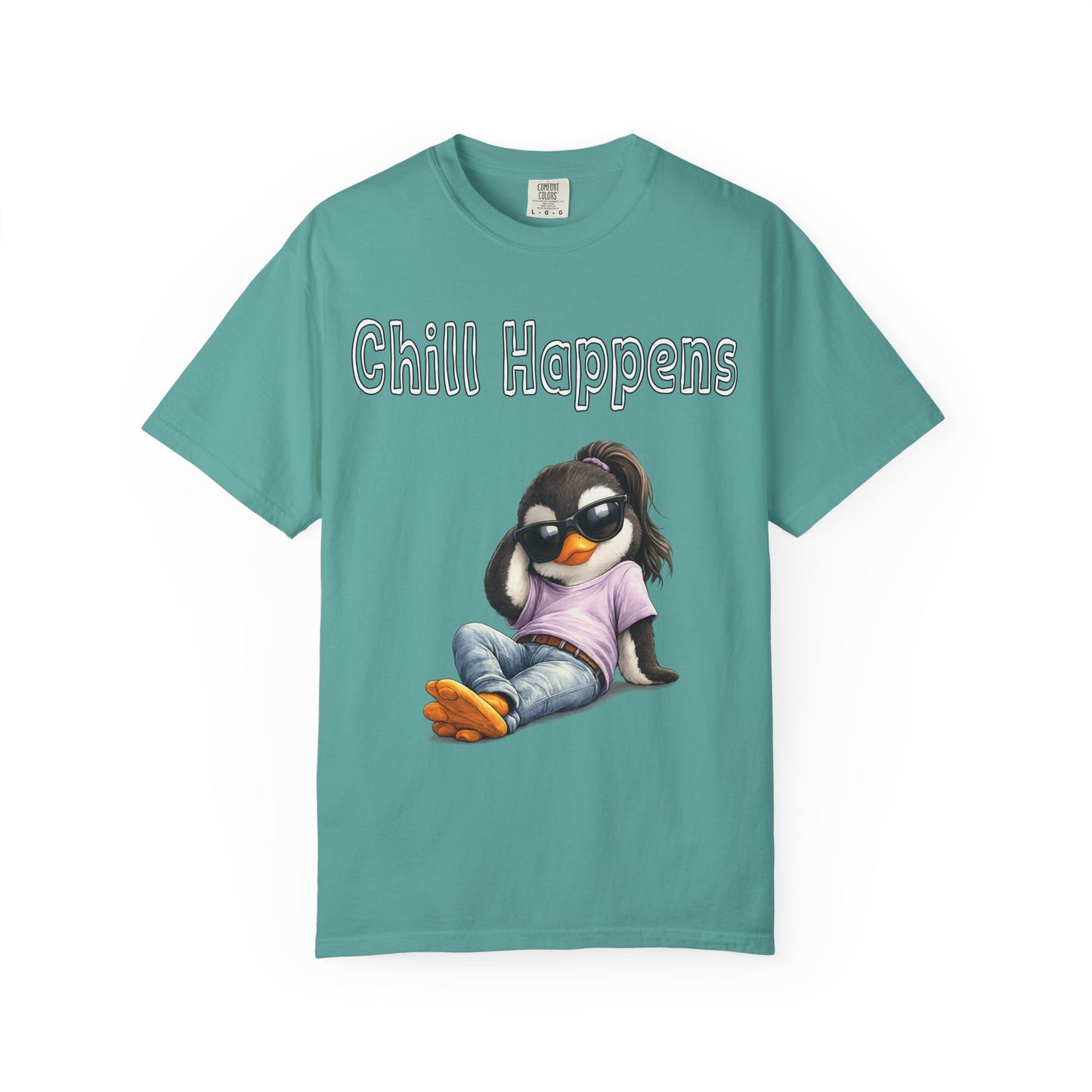 "Chill Happens" T-shirt Penguin Series
