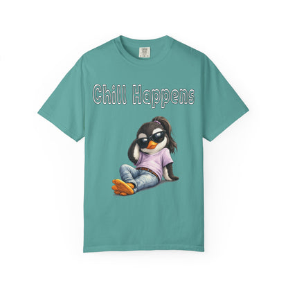 "Chill Happens" T-shirt Penguin Series
