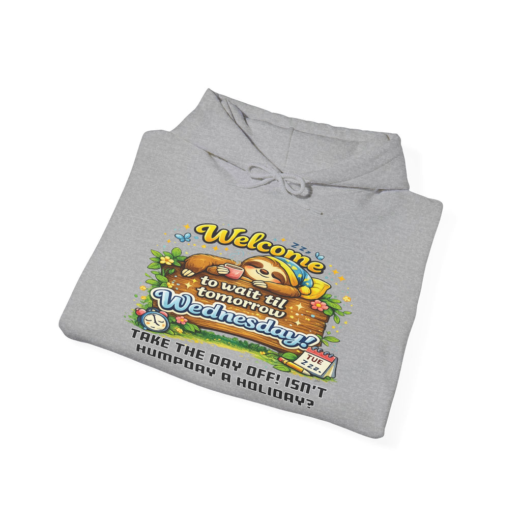 Wednesday - Procrastination Sloth Series Hoodie