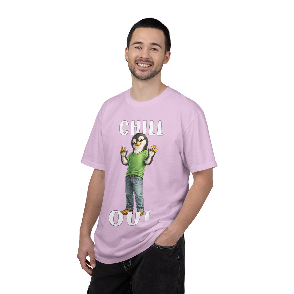 Chill Out Boy T-shirt - Penguin Series