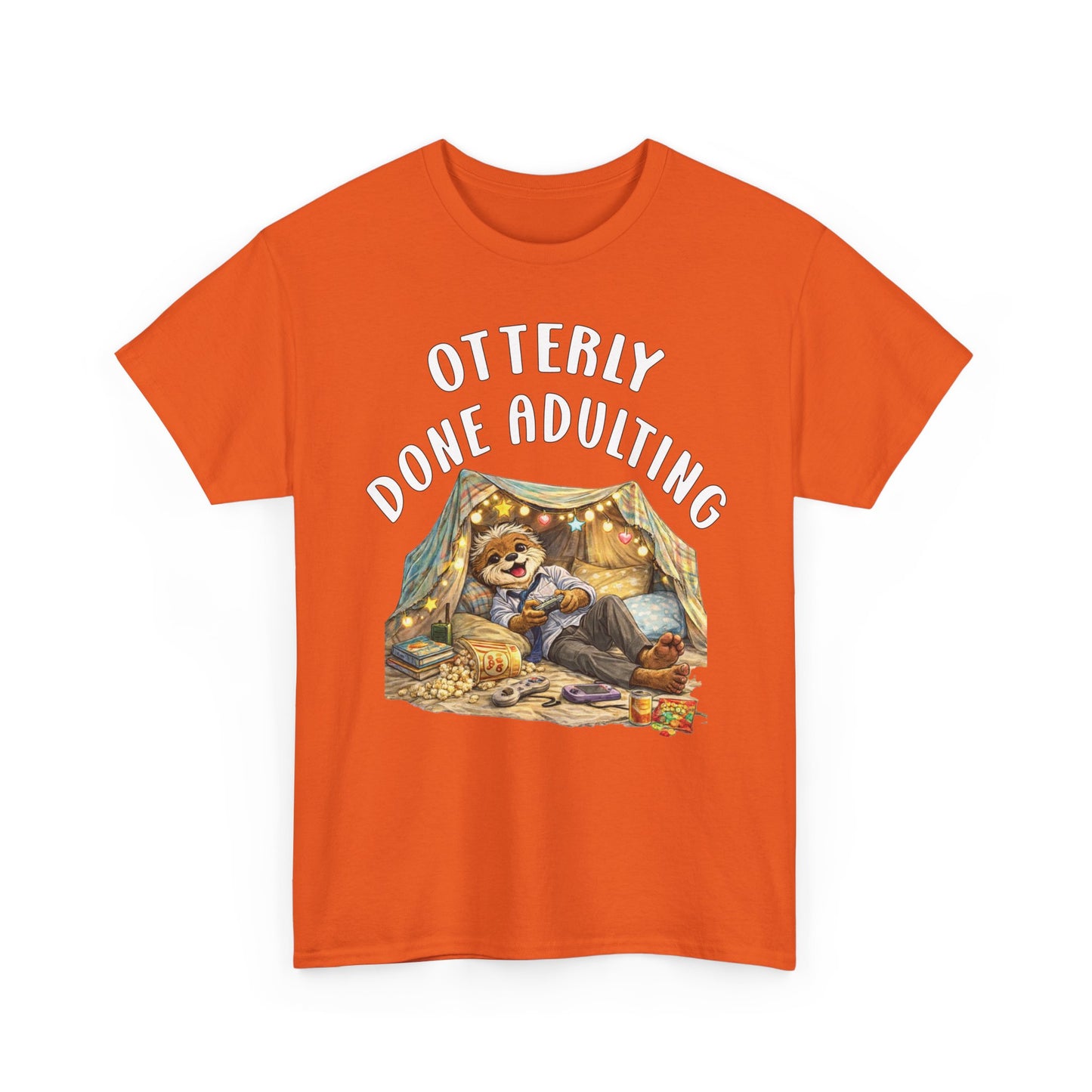 "Otterly Done Adulting" Dad Tee - Otter Series