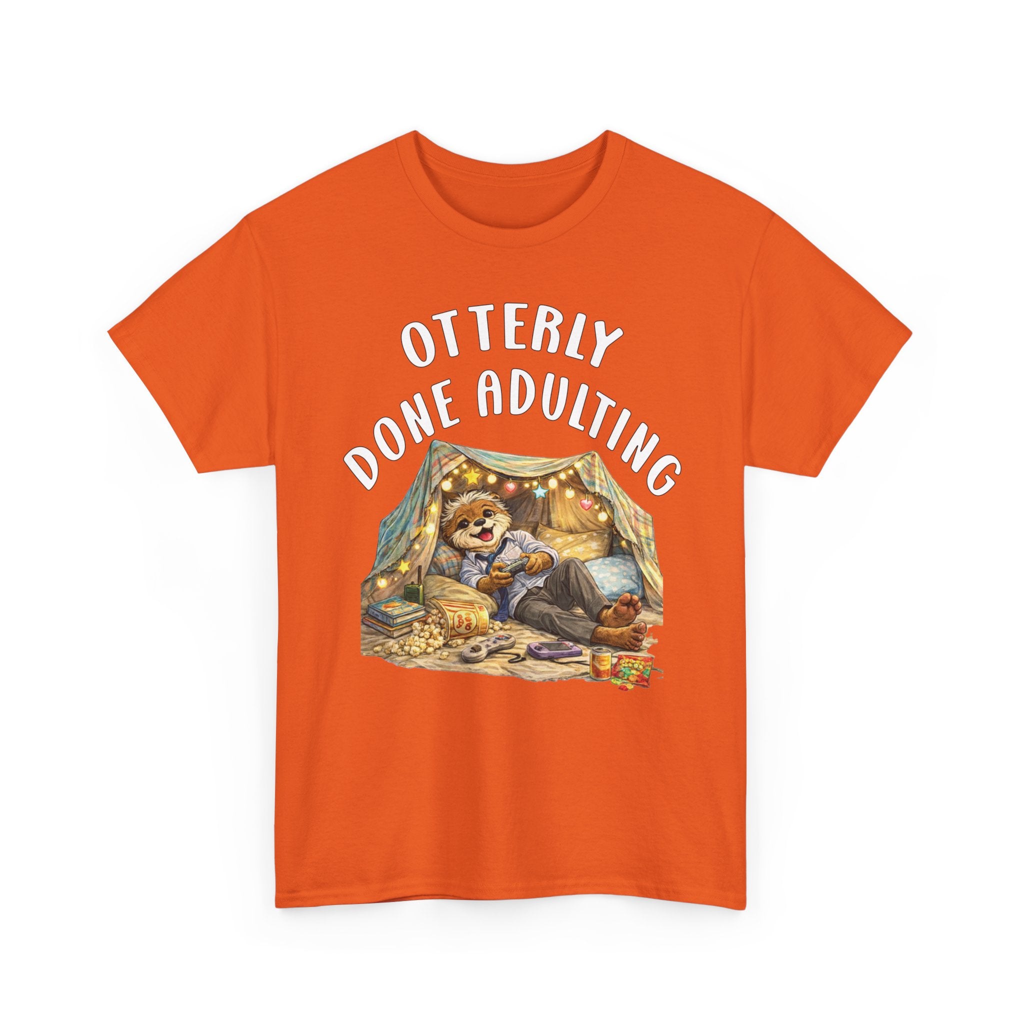 "Otterly Done Adulting" Dad Tee - Otter Series