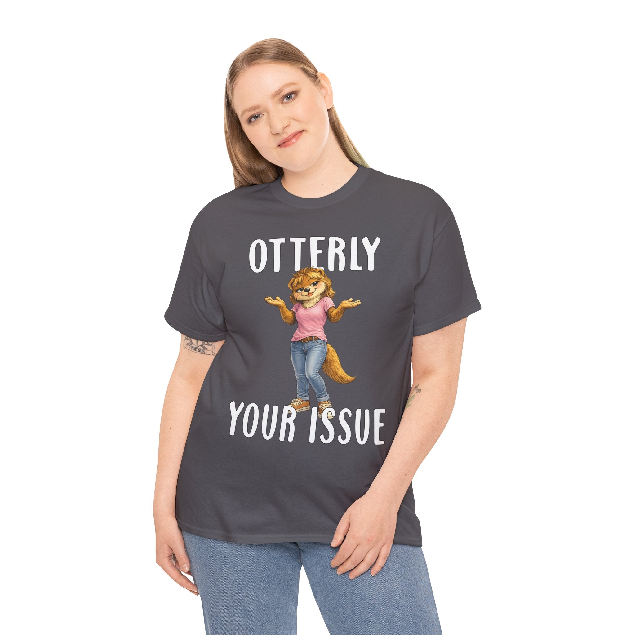 "Otterly Your Issue" Girl Tee - Otter Series