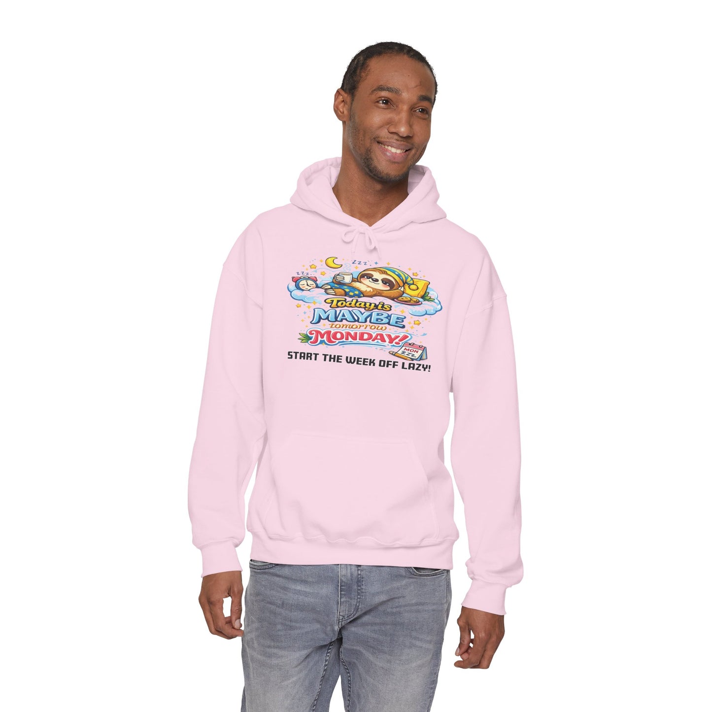 Monday - Procrastination Sloth Series Hoodie