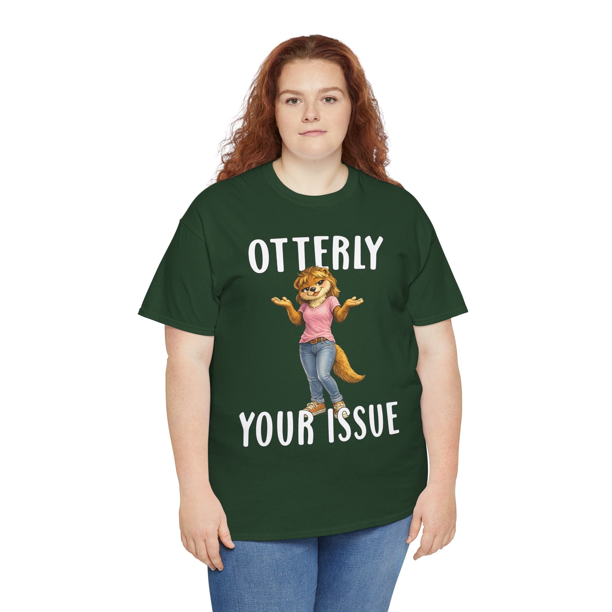 "Otterly Your Issue" Girl Tee - Otter Series