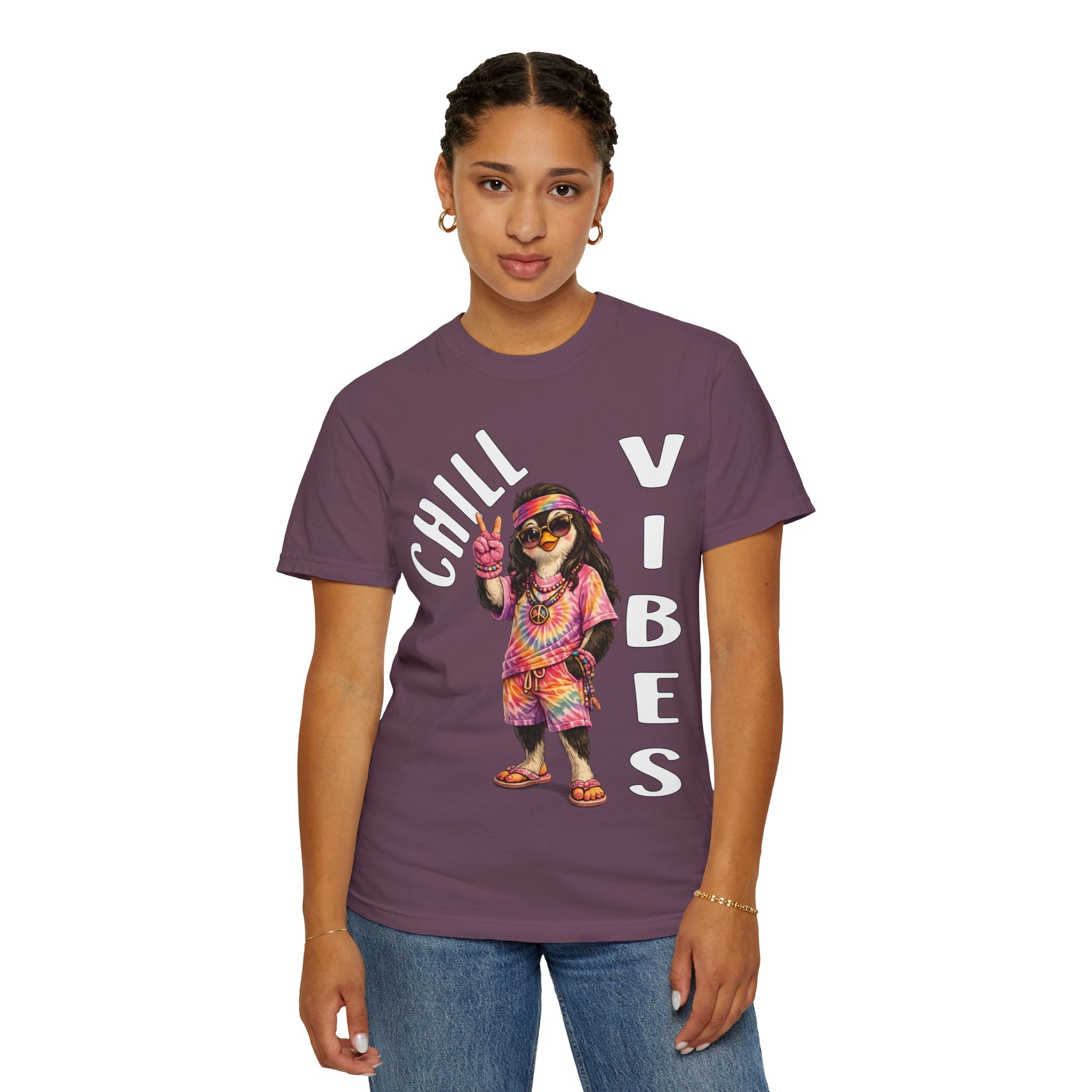 Chill Vibes Girl T-shirt - Penguin Series