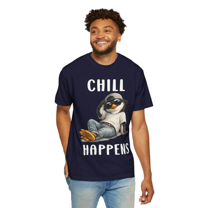 Chill Happens Boy T-shirt - Penguin Series