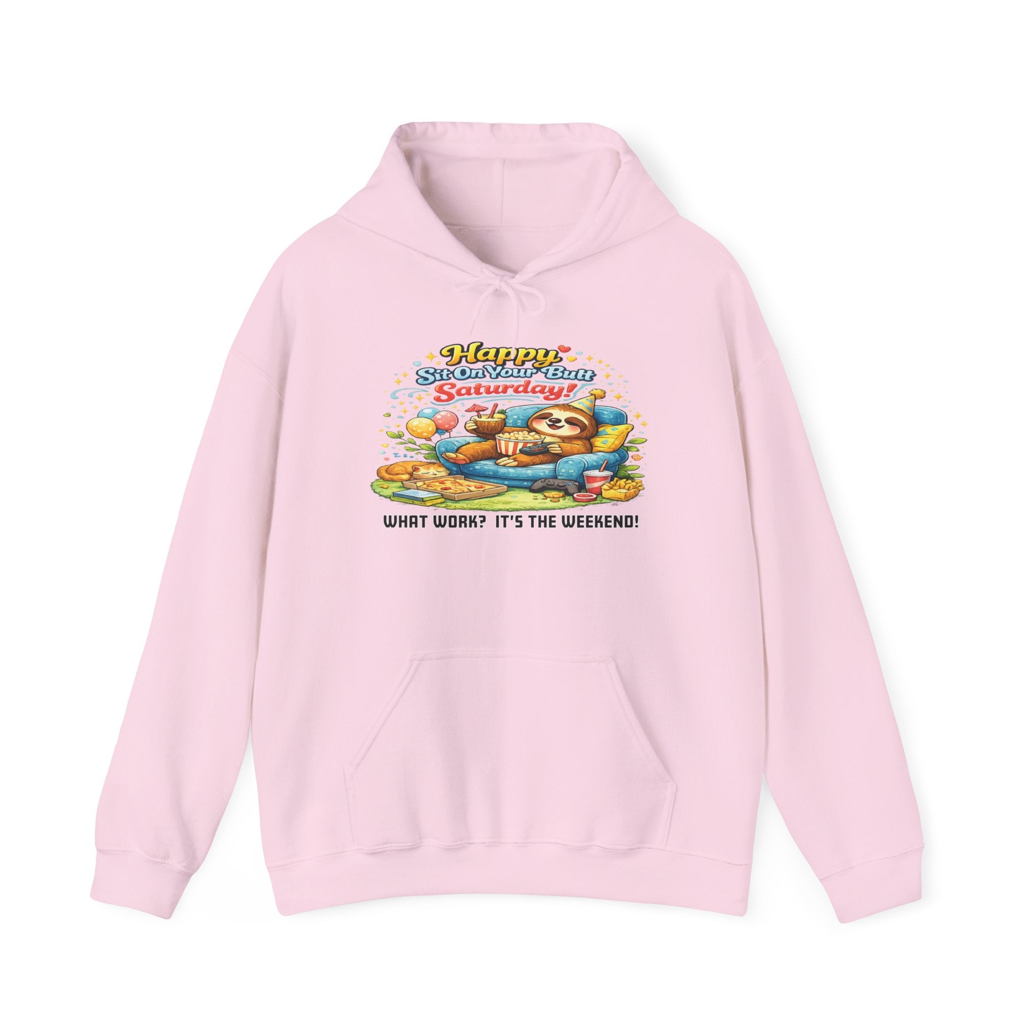 Saturday - Procrastination Sloth Series Hoodie