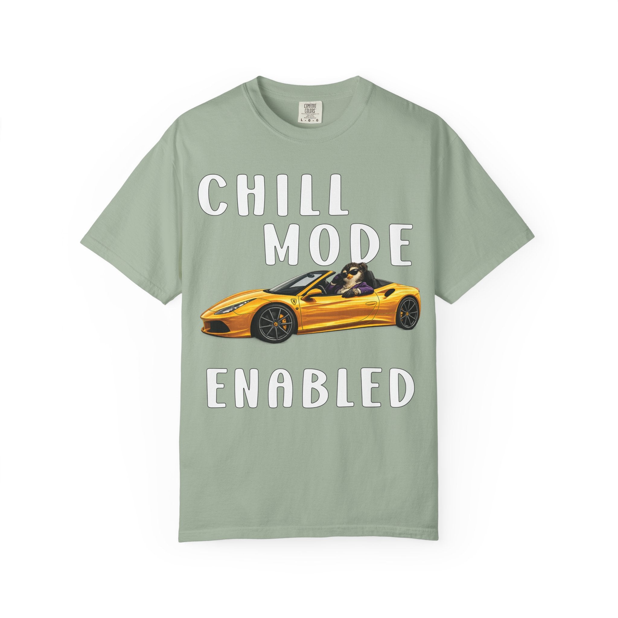 Chill Mode Enabled Girl T-shirt - Penguin Series
