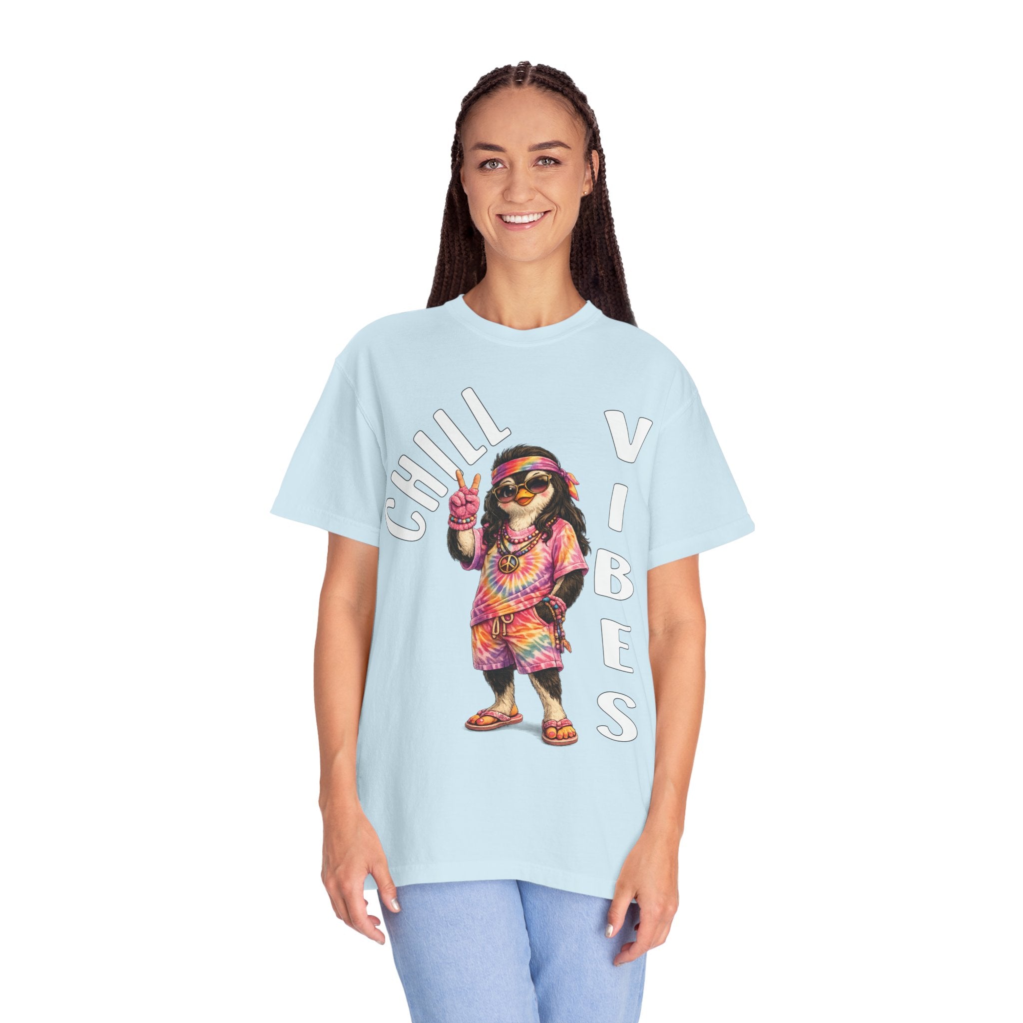 Chill Vibes Girl T-shirt - Penguin Series