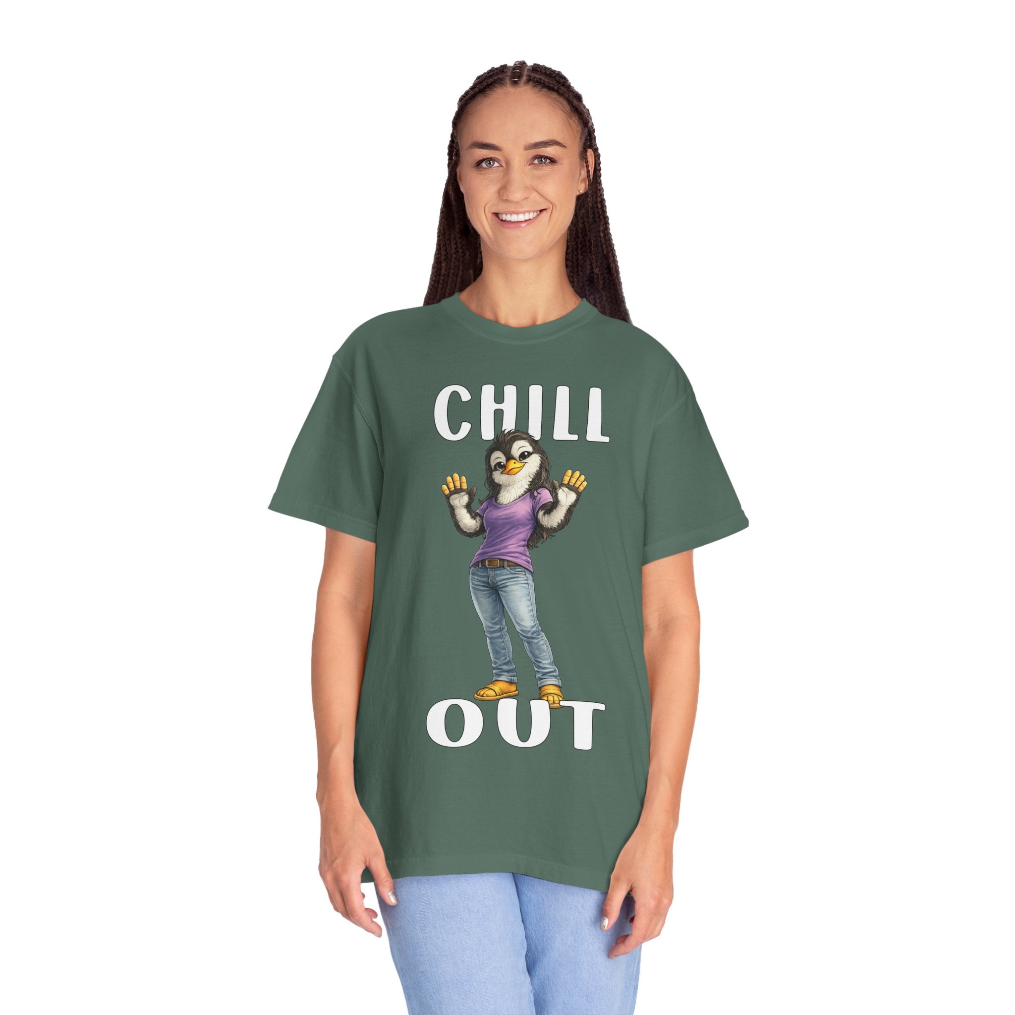 Chill Out Girl T-shirt - Penguin Series