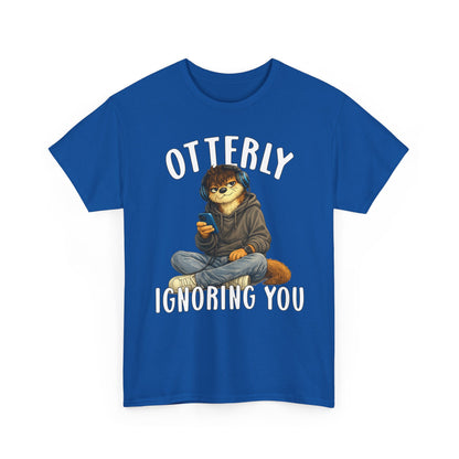 "Otterly Ignoring You" Teen Boy Tee - Otter Series