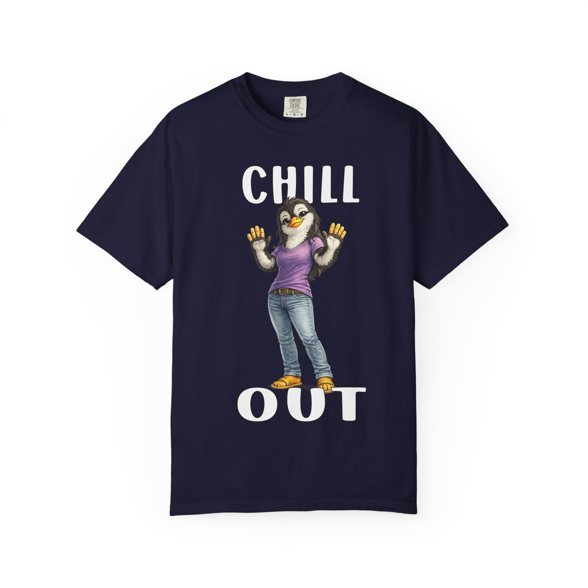 Chill Out Girl T-shirt - Penguin Series