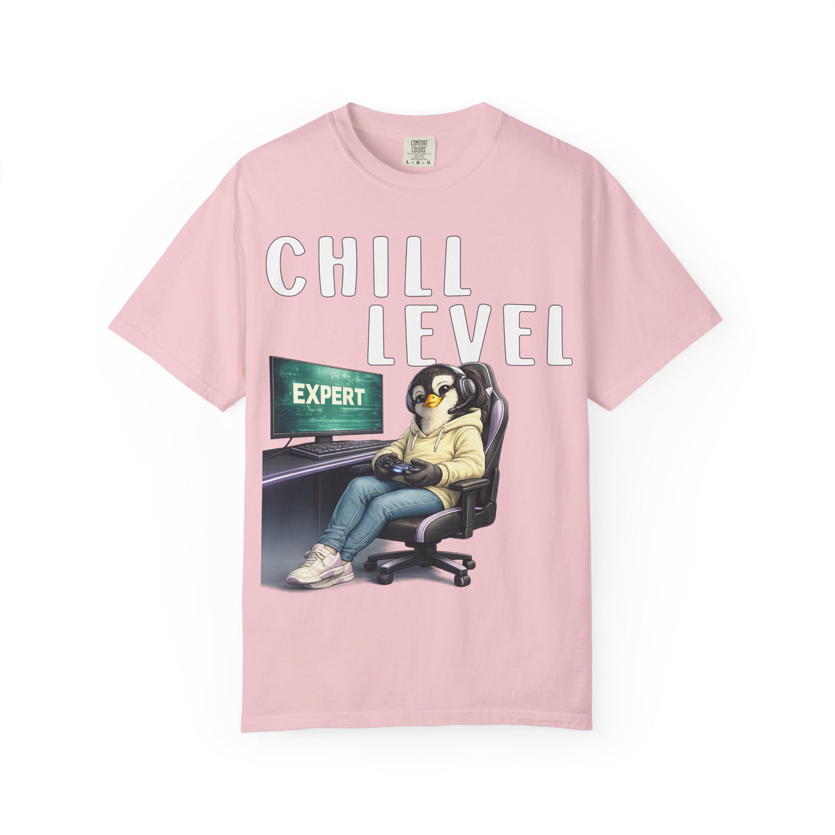Chill Level Expert Girl T-shirt - Penguin Series