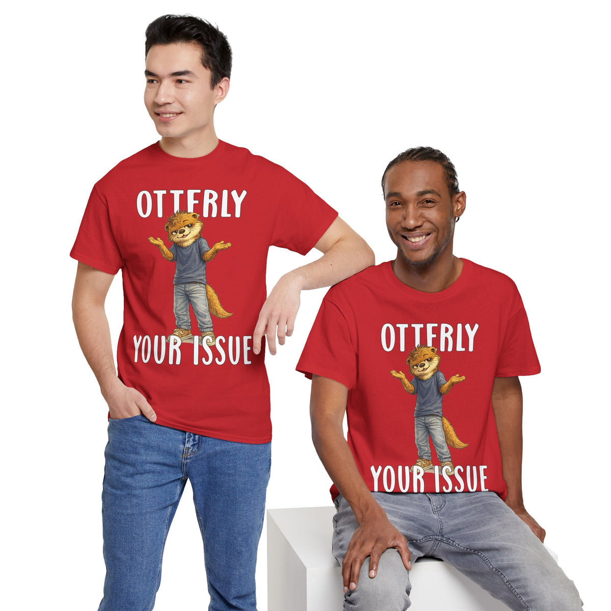 "Otterly Your Issue" Boy Tee - Otter Series