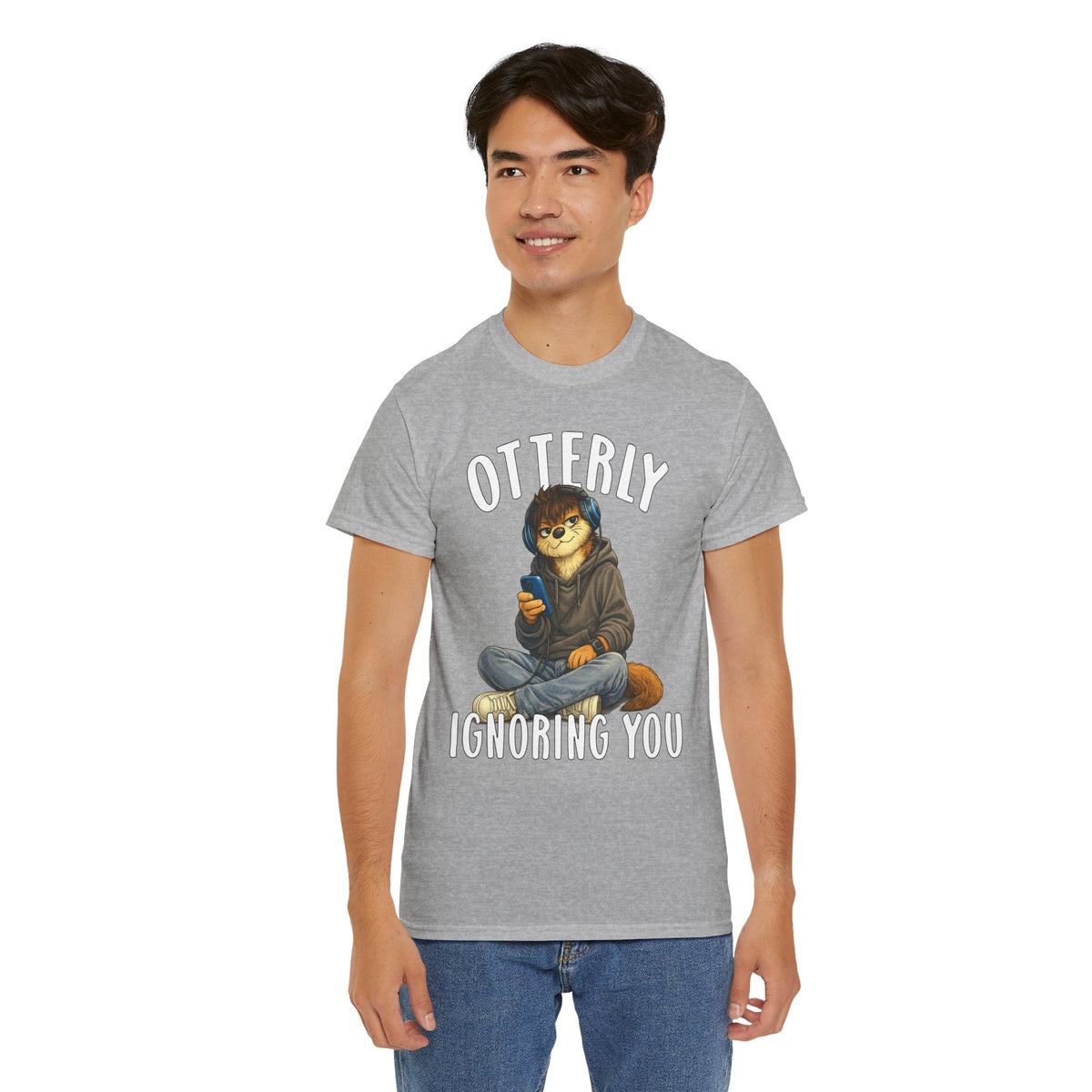 "Otterly Ignoring You" Teen Boy Tee - Otter Series