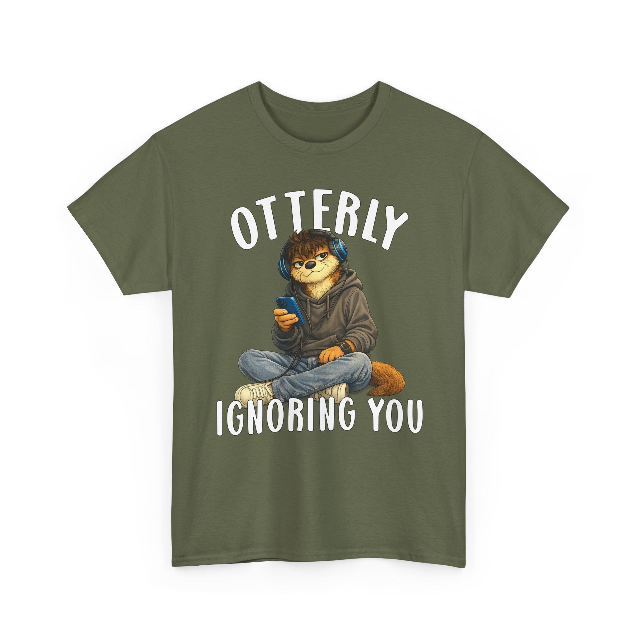 "Otterly Ignoring You" Teen Boy Tee - Otter Series