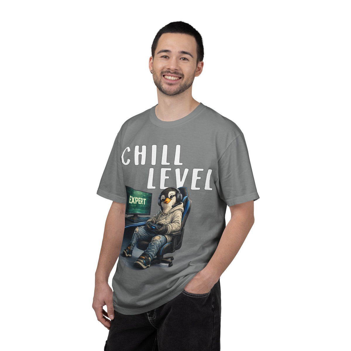 Chill Level Expert Boy T-shirt - Penguin Series