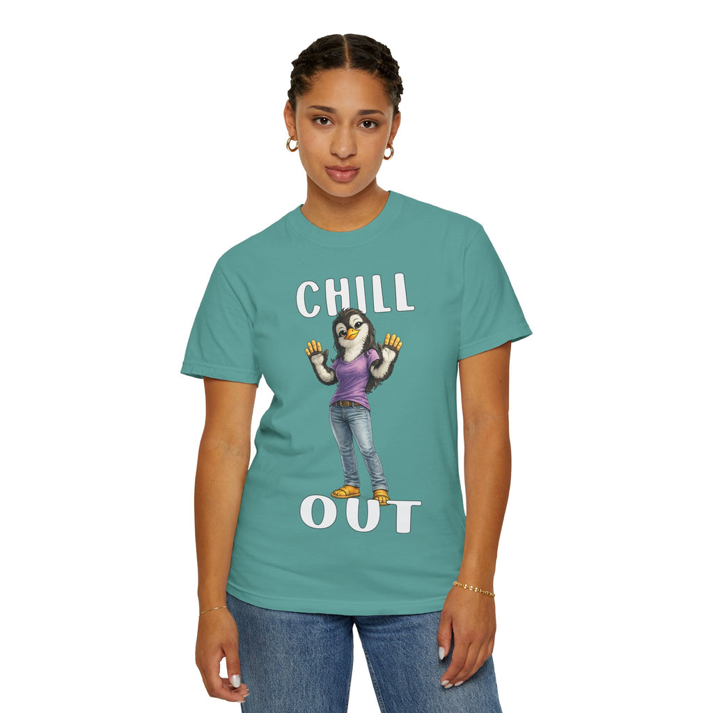 Chill Out Girl T-shirt - Penguin Series