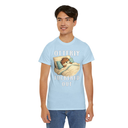 "Otterly Tuckered Out" Tee - Otter Series