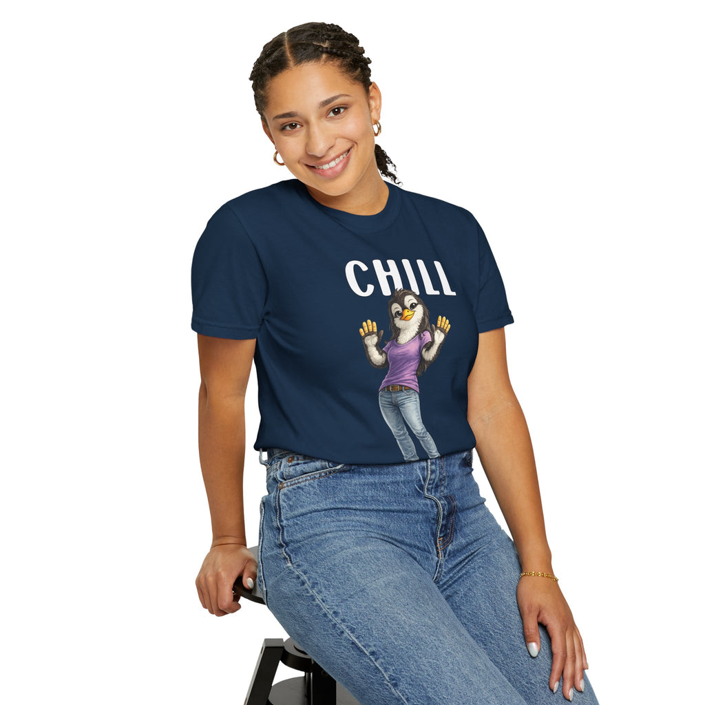 Chill Out Girl T-shirt - Penguin Series