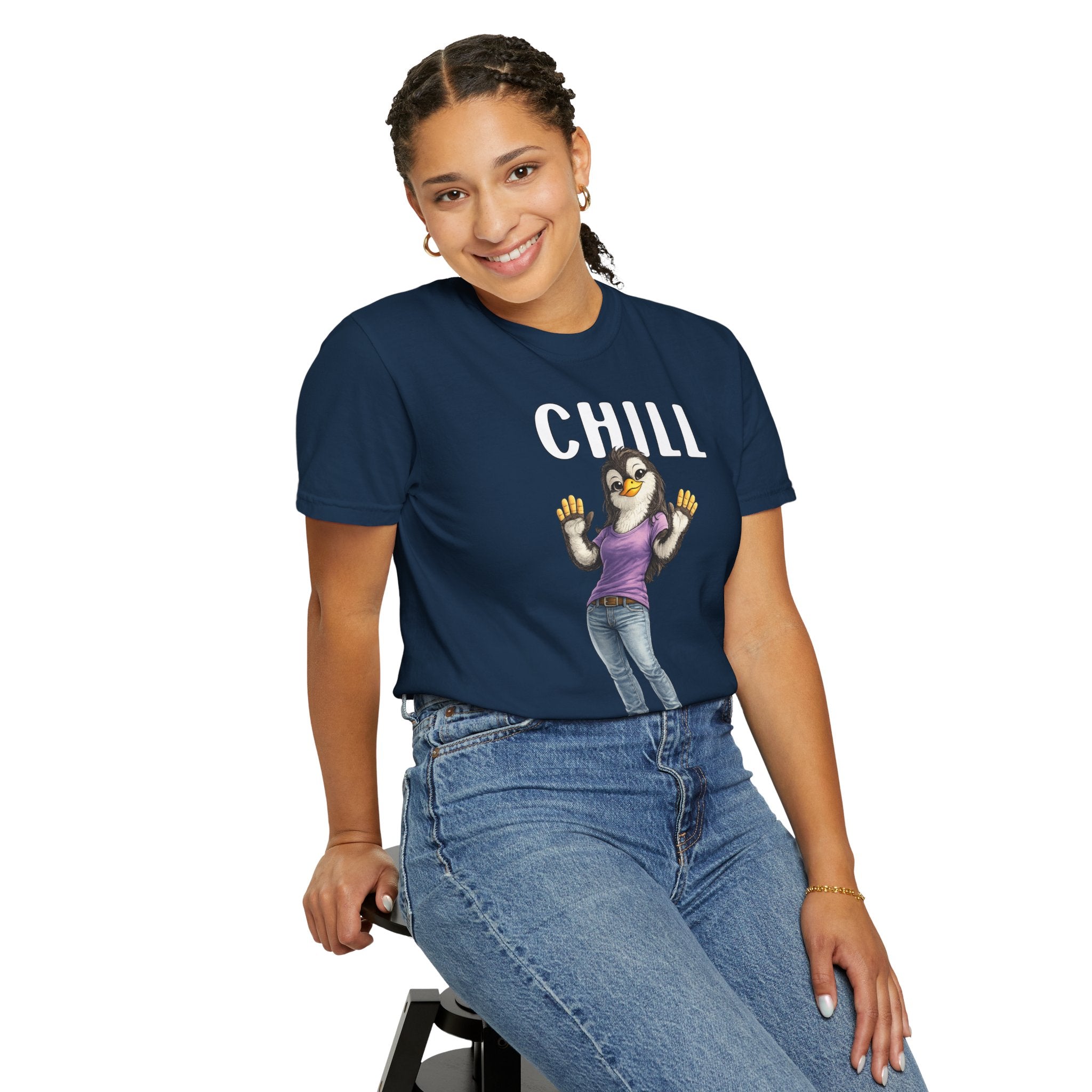 Chill Out Girl T-shirt - Penguin Series