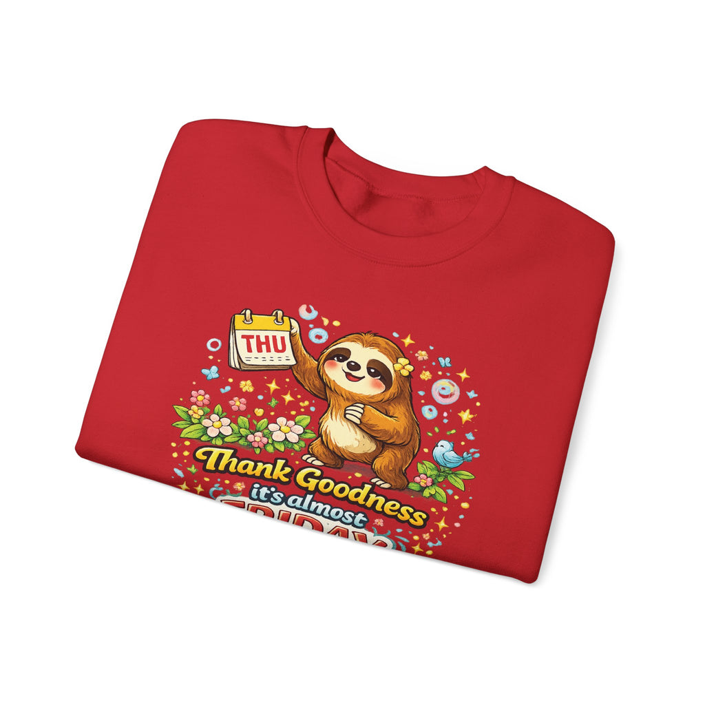 Thursday - Procrastination Sloth Series Sweatshirt
