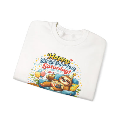 Saturday - Procrastination Sloth Series Sweatshirt