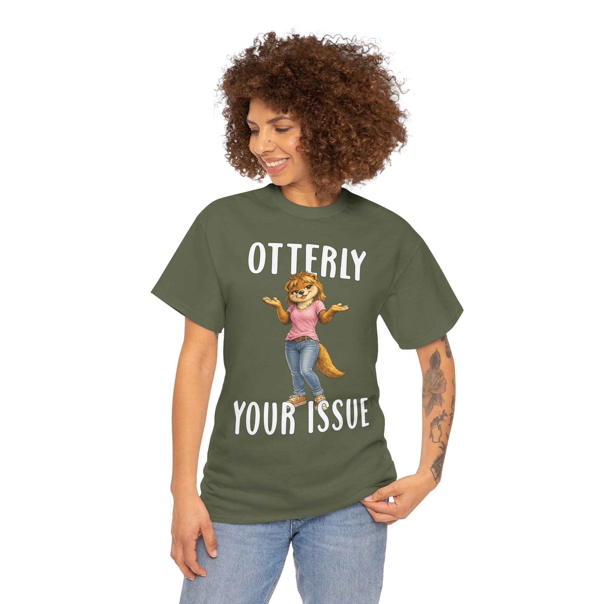 "Otterly Your Issue" Girl Tee - Otter Series