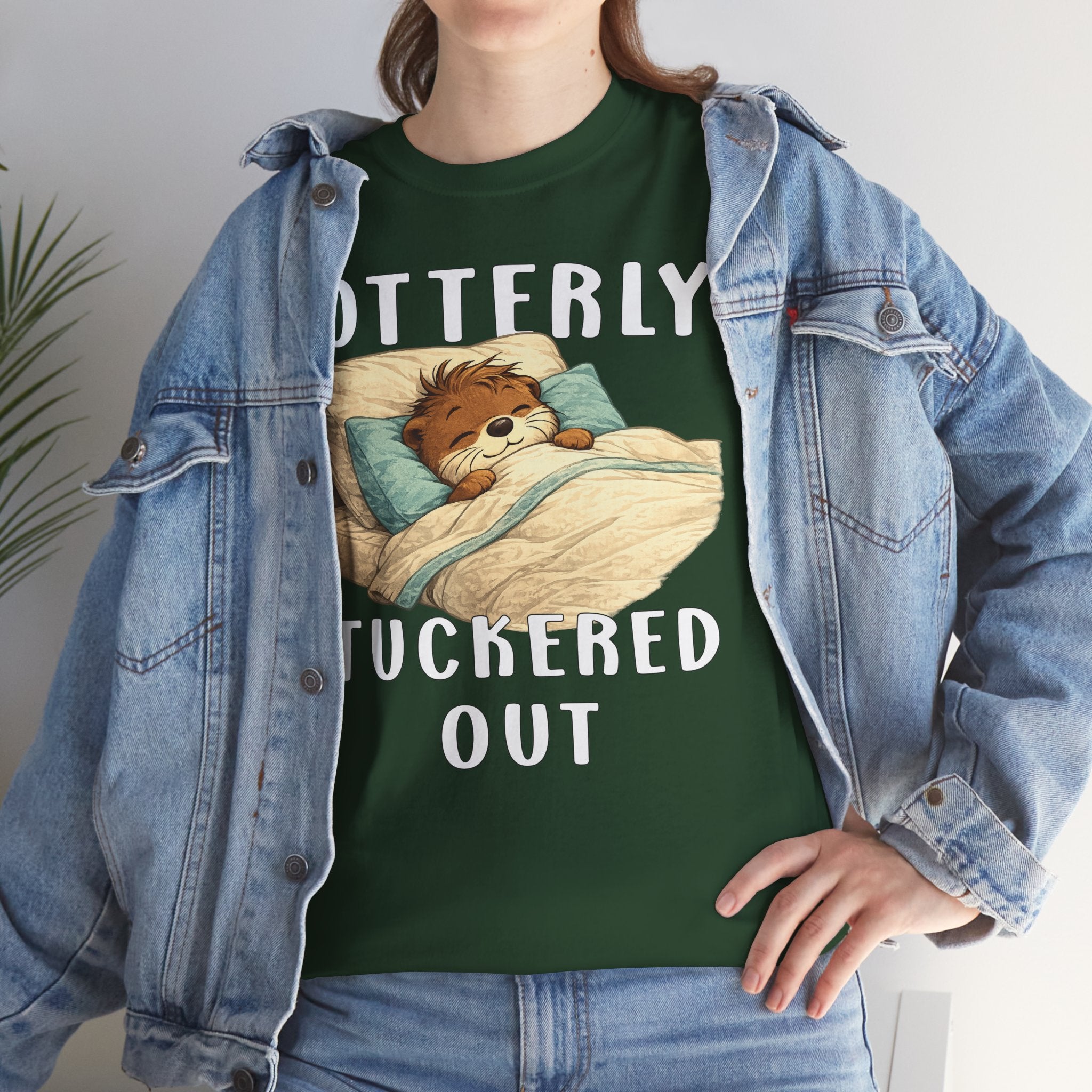 "Otterly Tuckered Out" Tee - Otter Series