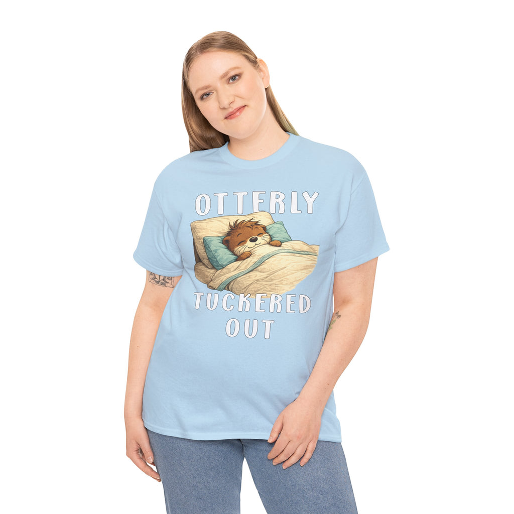 "Otterly Tuckered Out" Tee - Otter Series