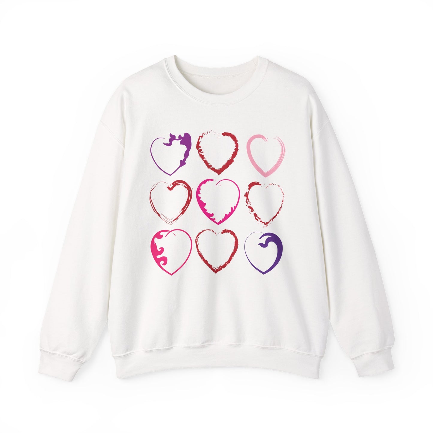 Nine Hearts Valentine's Day Sweatshirt