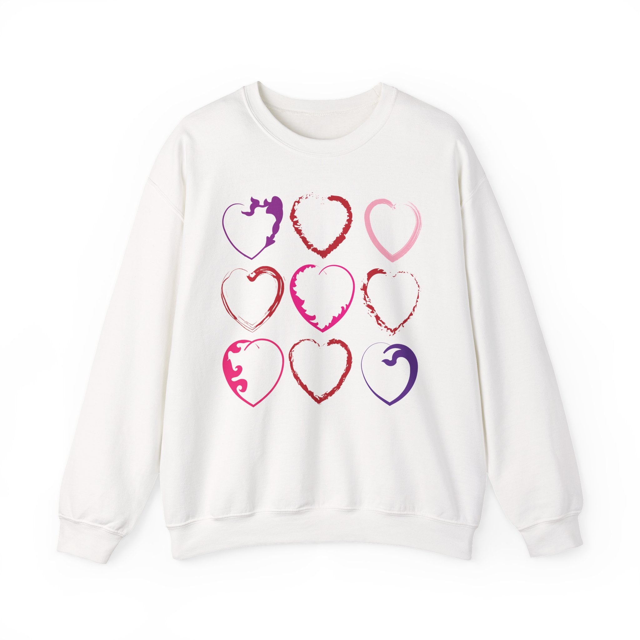 Nine Hearts Valentine's Day Sweatshirt