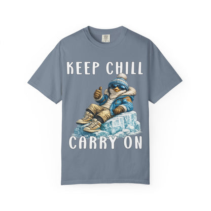 Keep Chill Carry On Boy T-shirt - Penguin Series