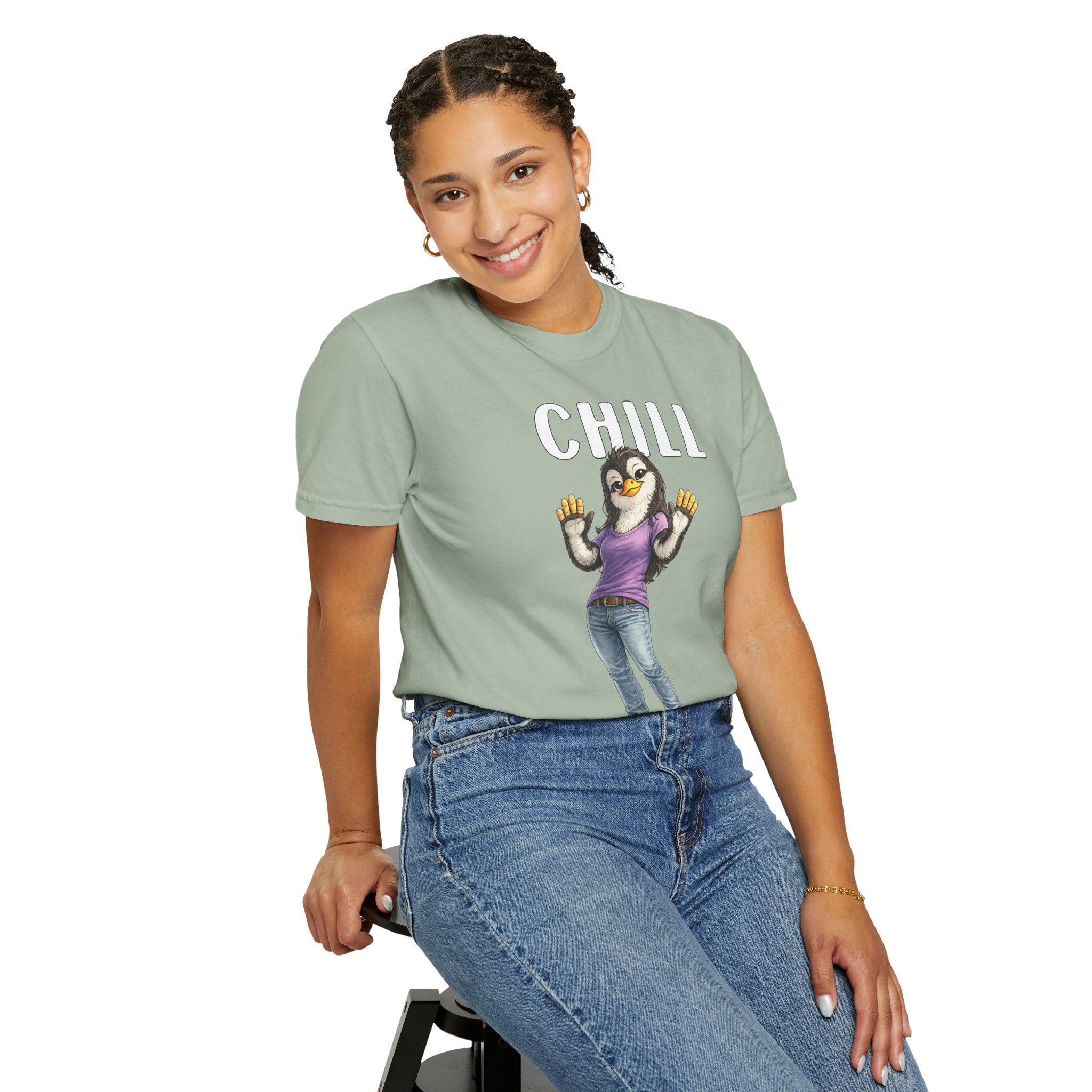 Chill Out Girl T-shirt - Penguin Series