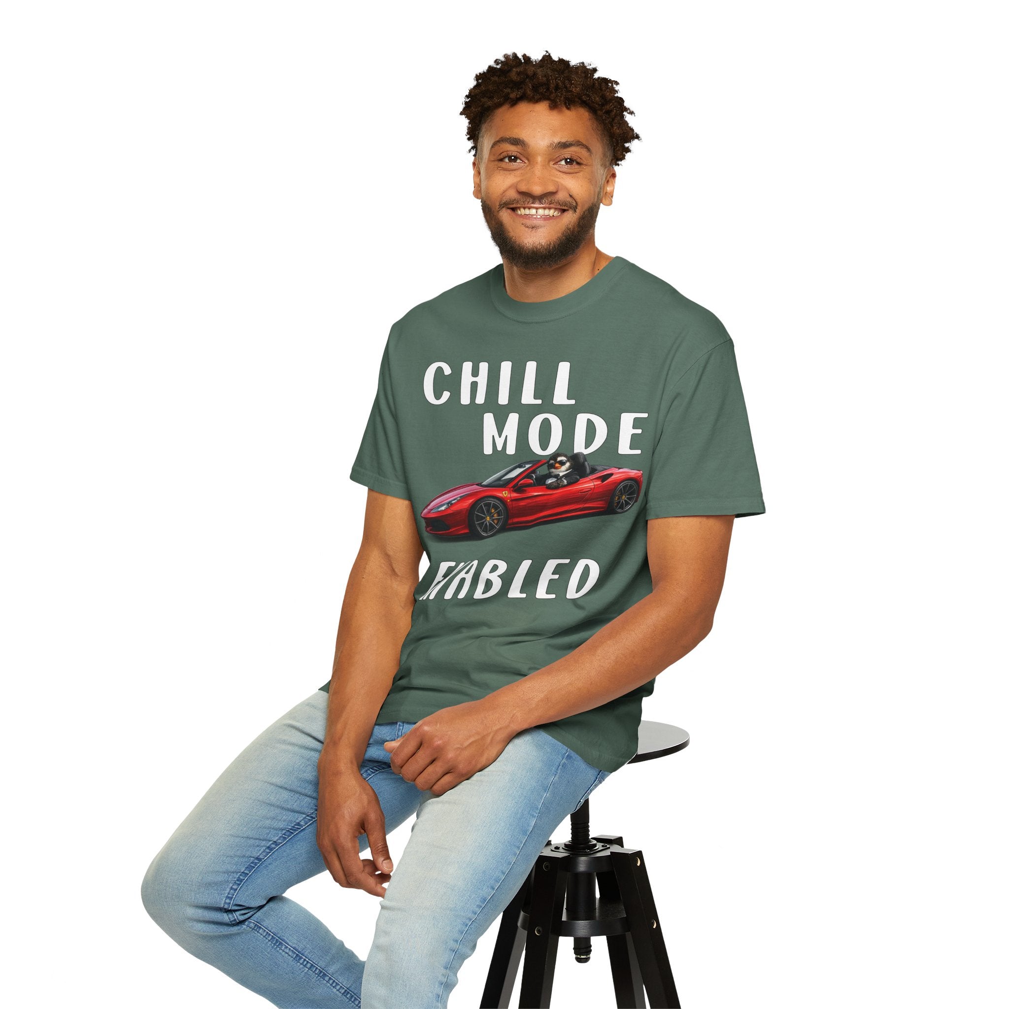 Chill Mode Enabled Boy T-shirt - Penguin Series