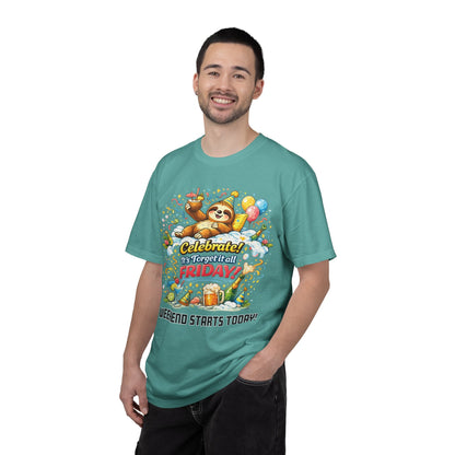 Friday - Procrastination Sloth Series T-shirt