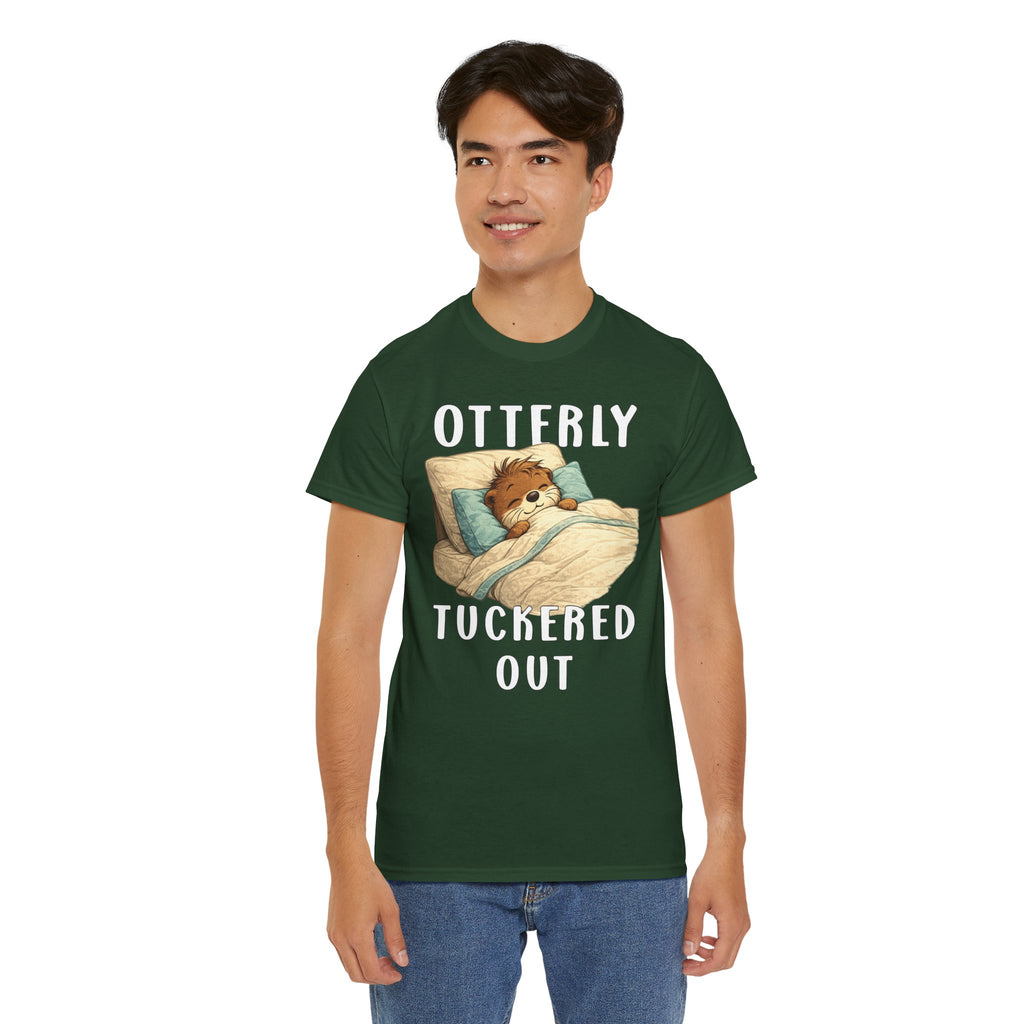 "Otterly Tuckered Out" Tee - Otter Series