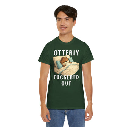 "Otterly Tuckered Out" Tee - Otter Series