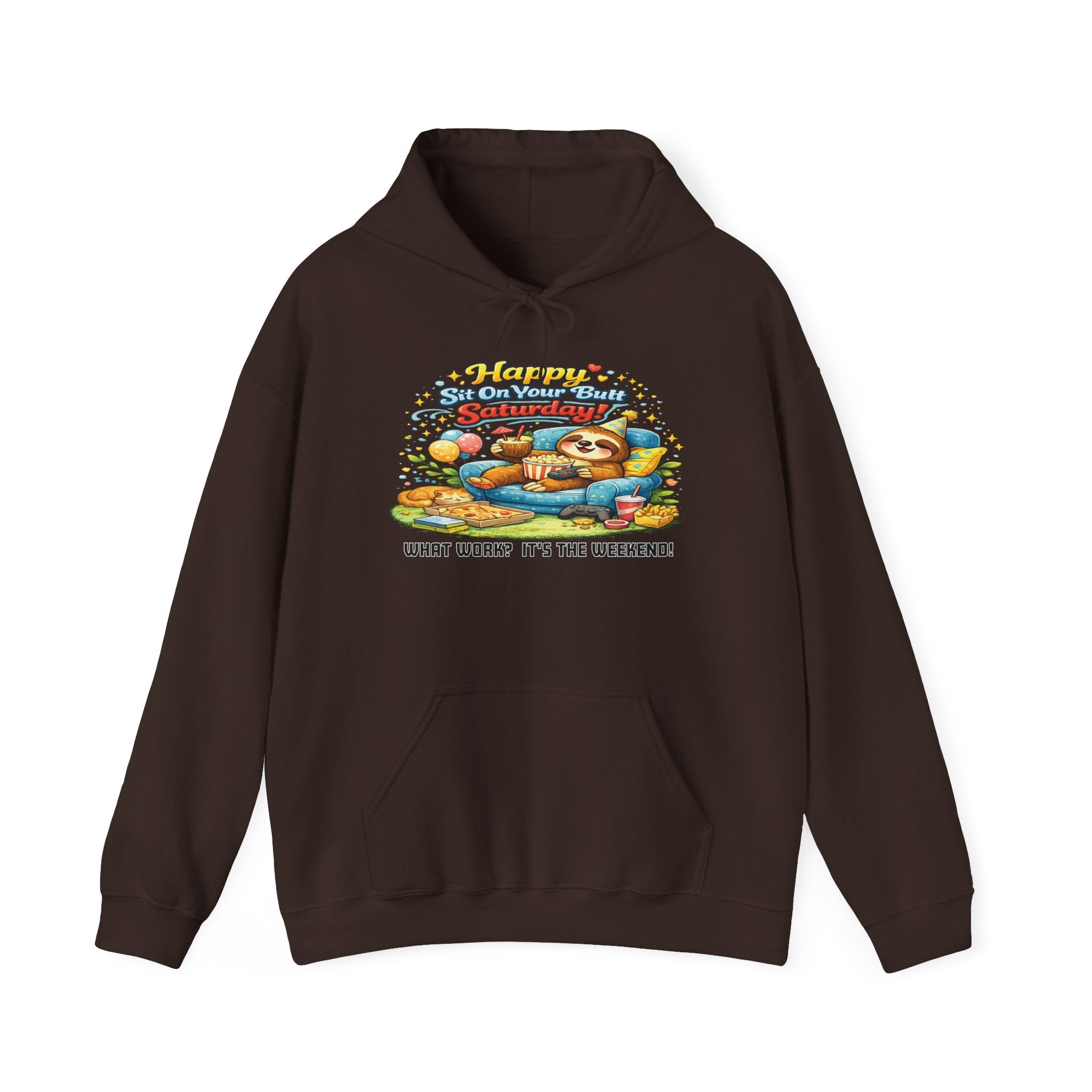 Saturday - Procrastination Sloth Series Hoodie