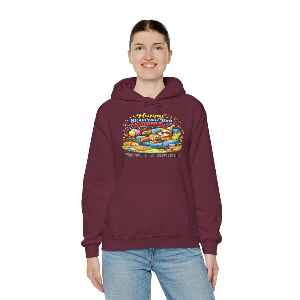 Saturday - Procrastination Sloth Series Hoodie