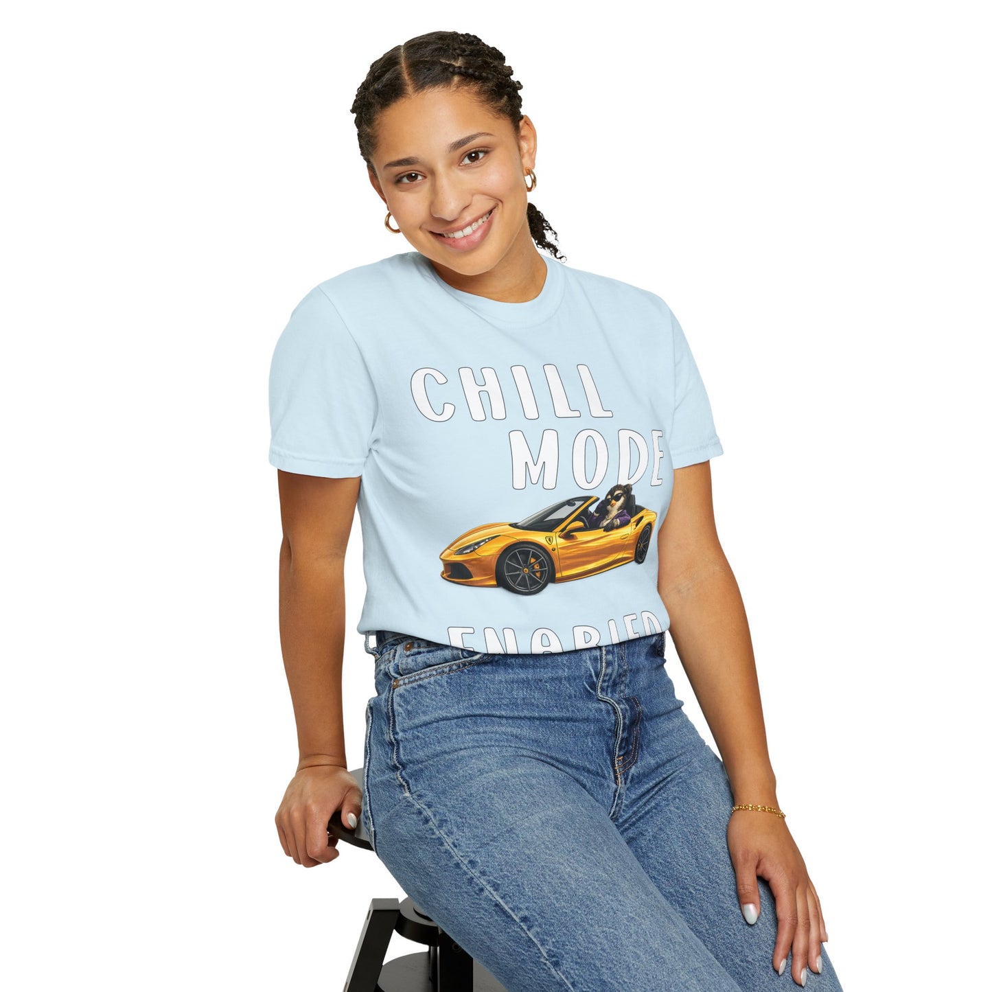 Chill Mode Enabled Girl T-shirt - Penguin Series