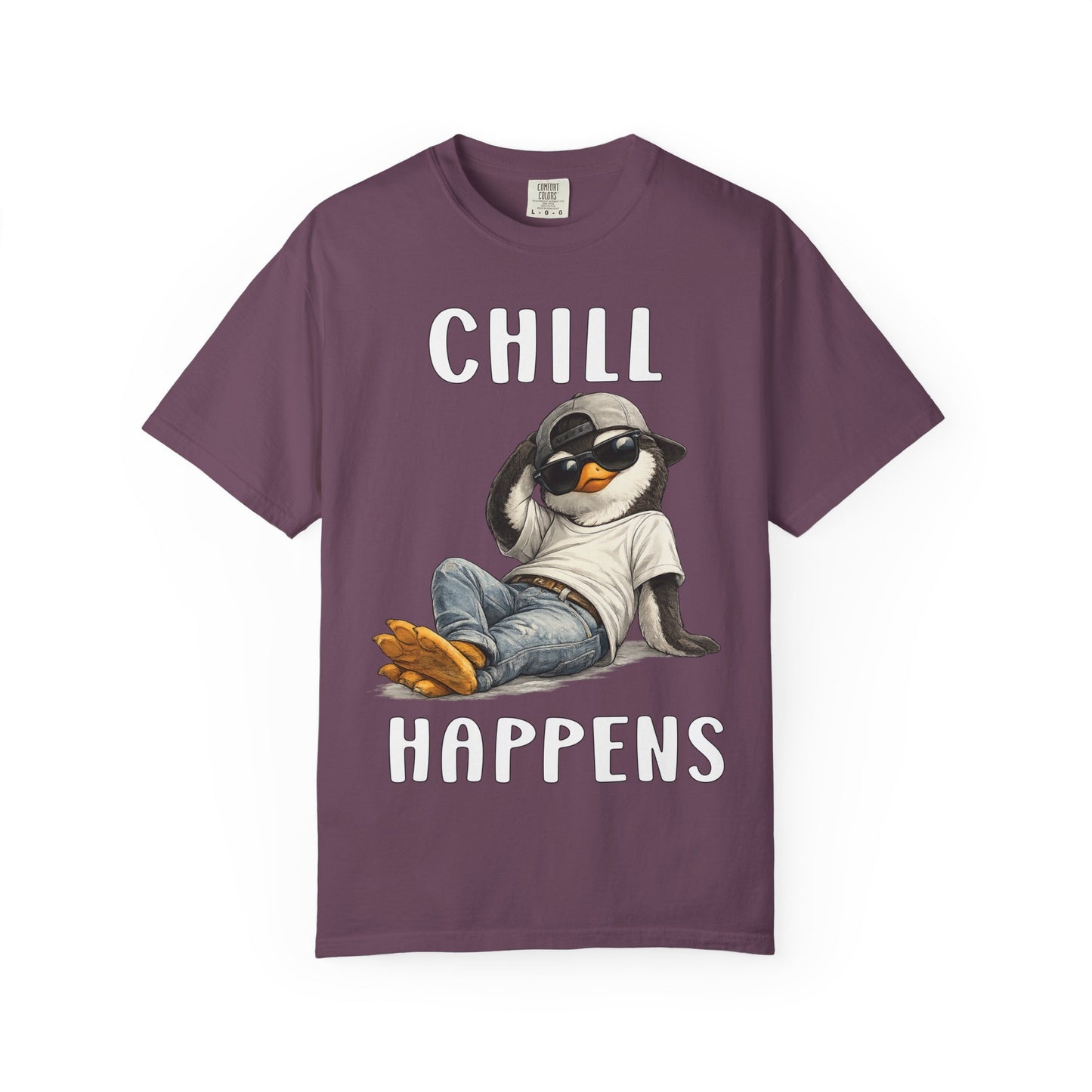 Chill Happens Boy T-shirt - Penguin Series