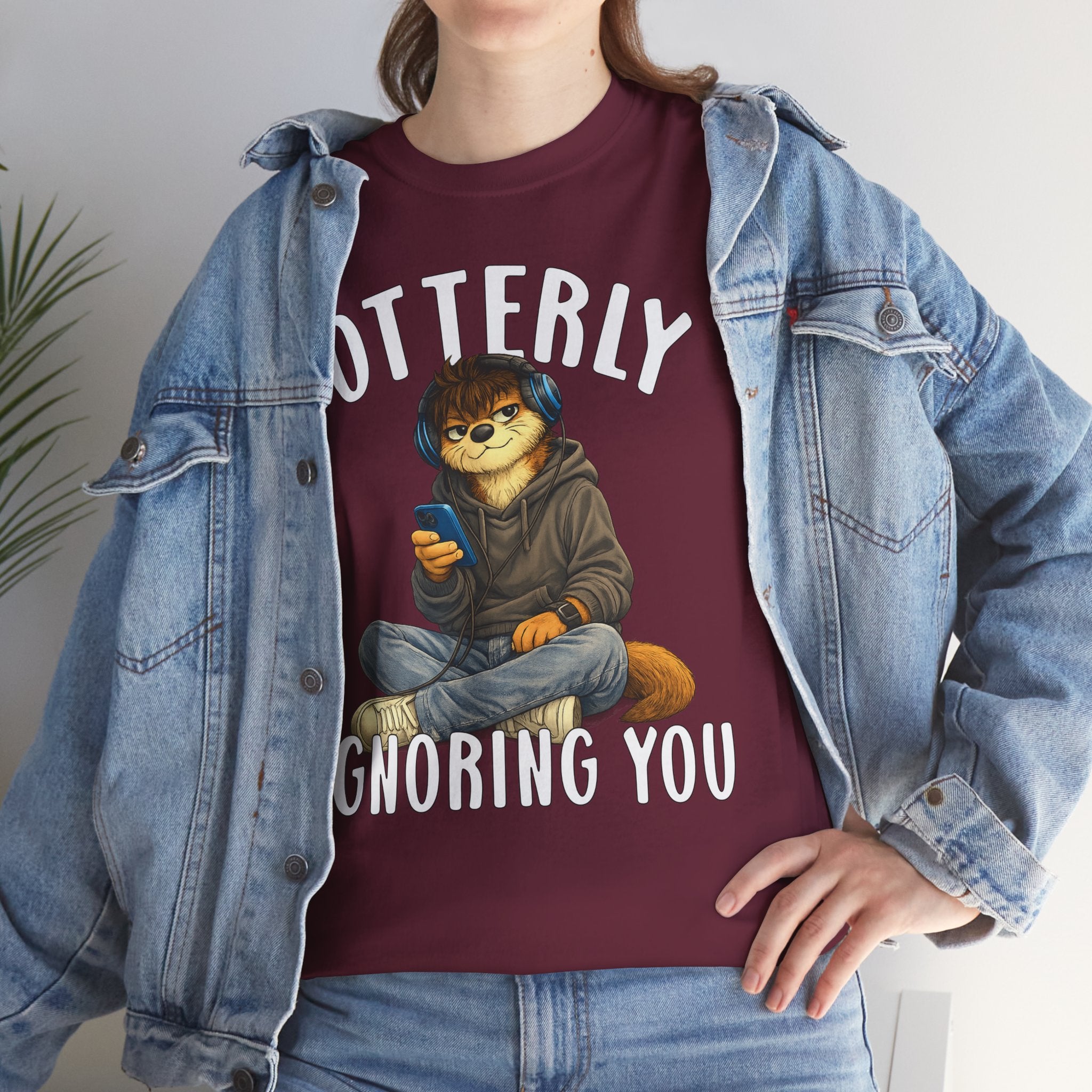 "Otterly Ignoring You" Teen Boy Tee - Otter Series