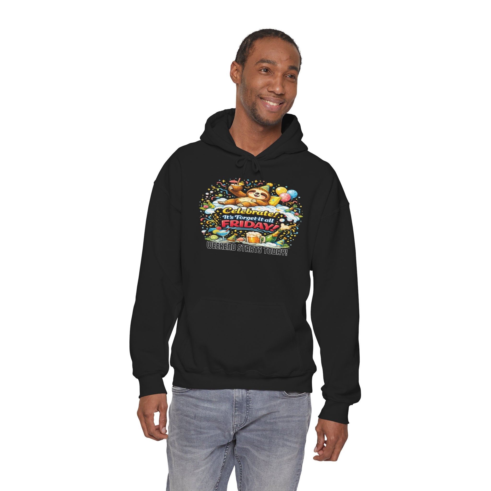 Friday - Procrastination Sloth Series Hoodie
