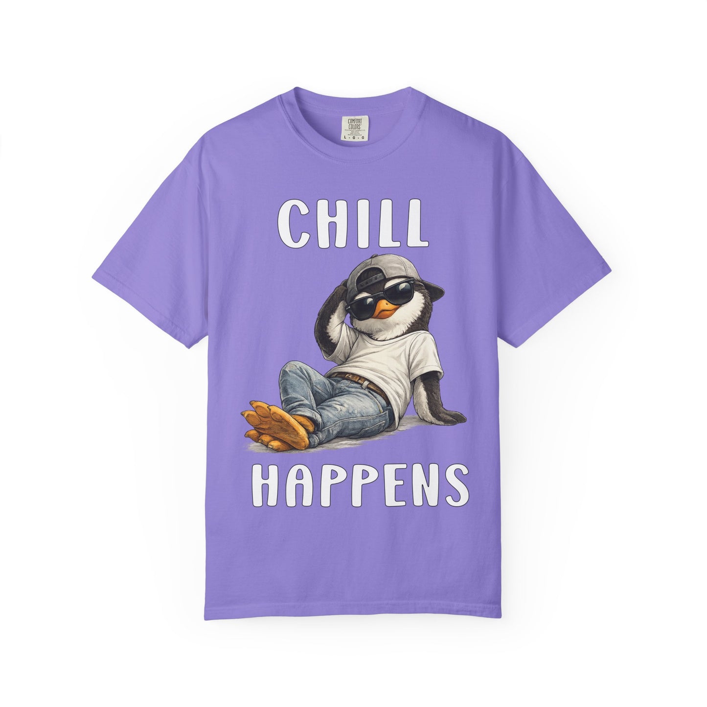 Chill Happens Boy T-shirt - Penguin Series