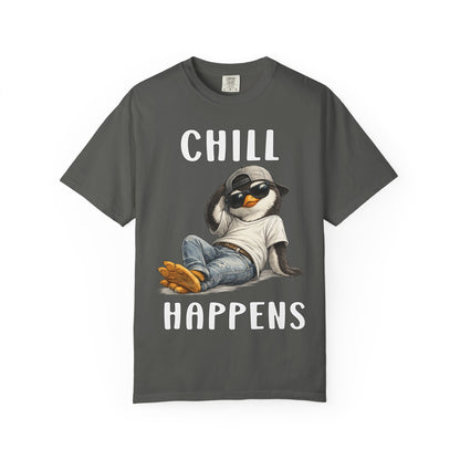 Chill Happens Boy T-shirt - Penguin Series