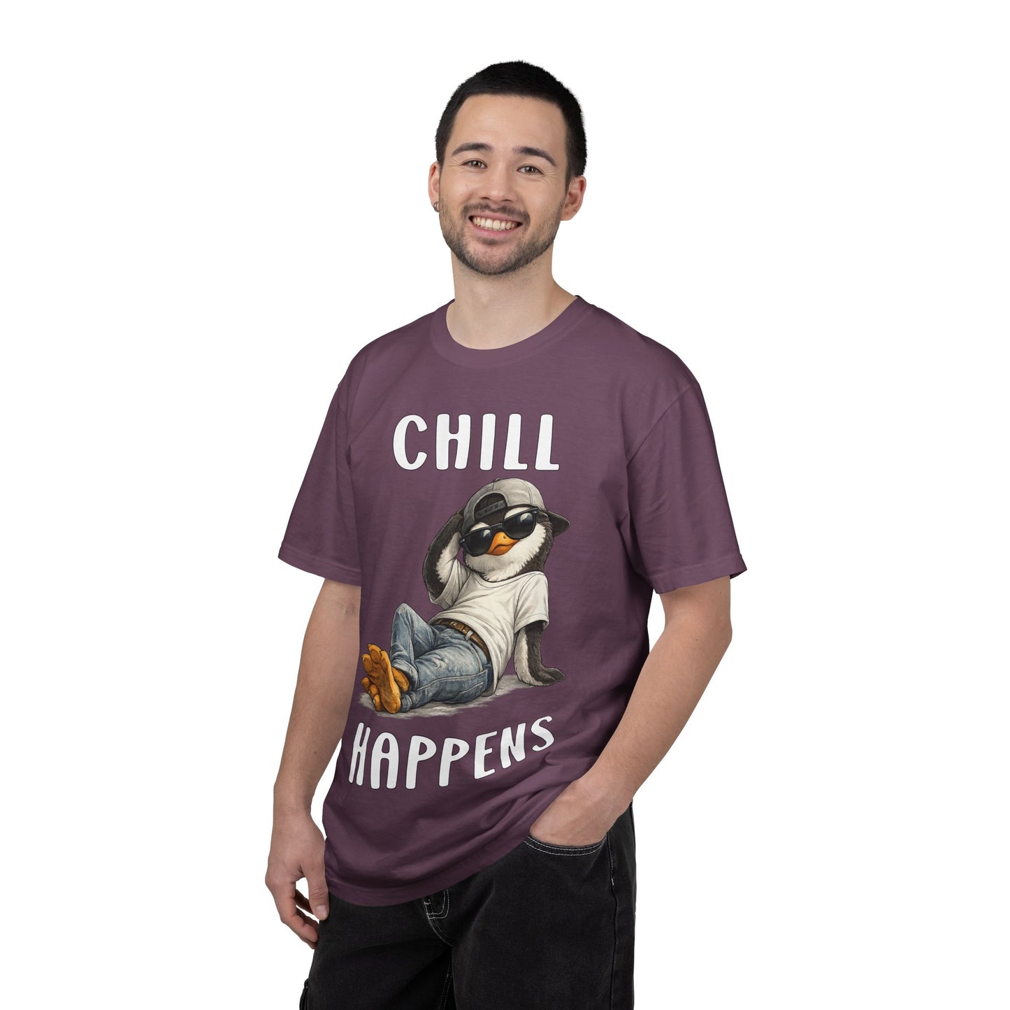 Chill Happens Boy T-shirt - Penguin Series