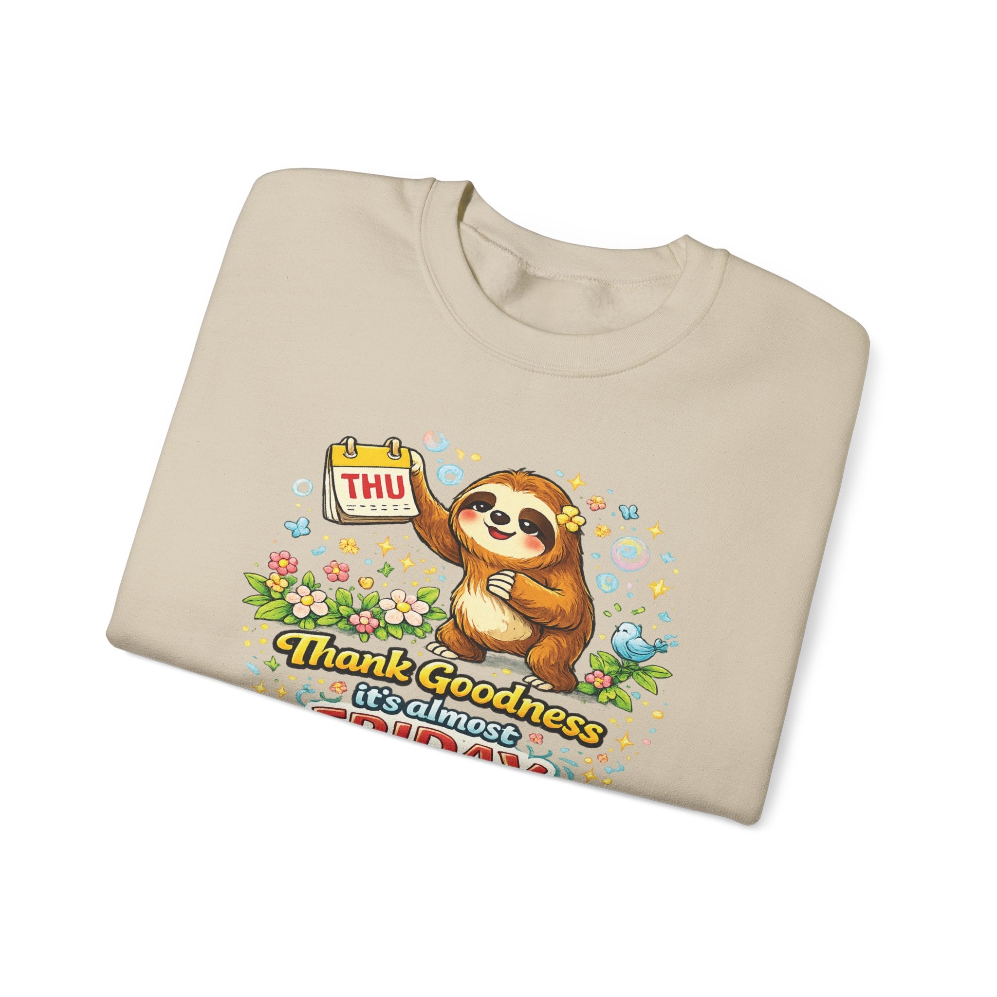 Thursday - Procrastination Sloth Series Sweatshirt